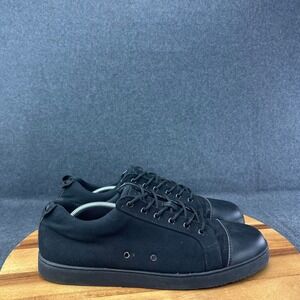 Woobies Black Canvas Low Top Mod 1 Sneakers Mens Size 13 Lace Up Black Shoes